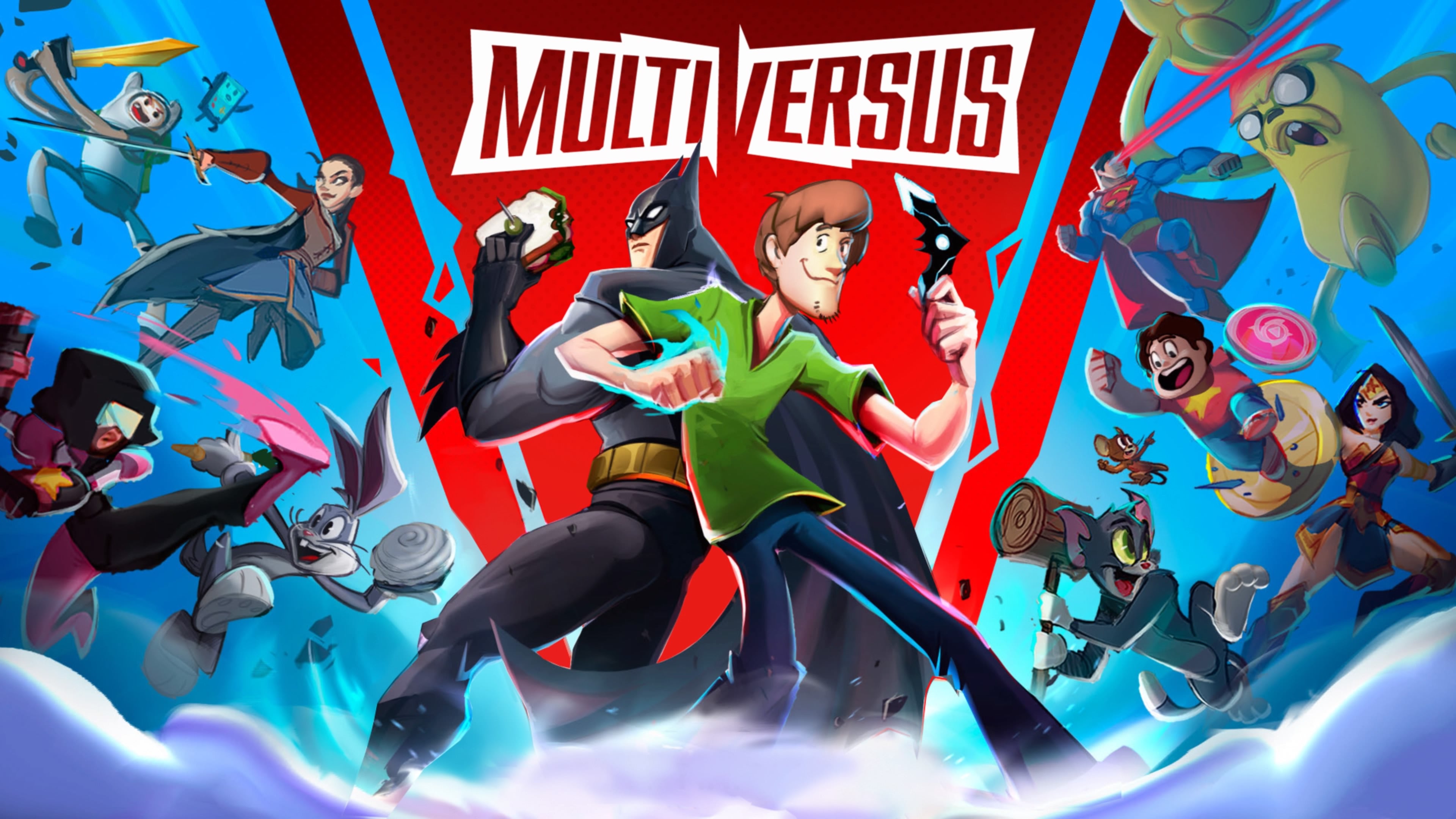 Official art for Multiversus, the upcoming platform fighter from Warner Bros.