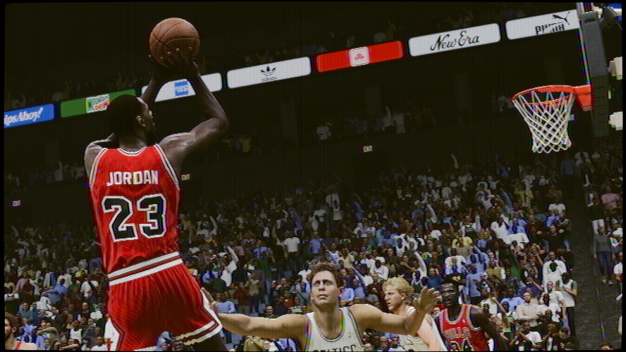 Screenshot from NBA 2K23 The Jordan Challenge