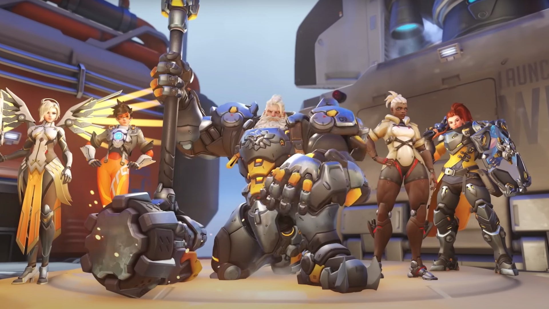 Reinhardt in the Overwatch 2 launch trailer