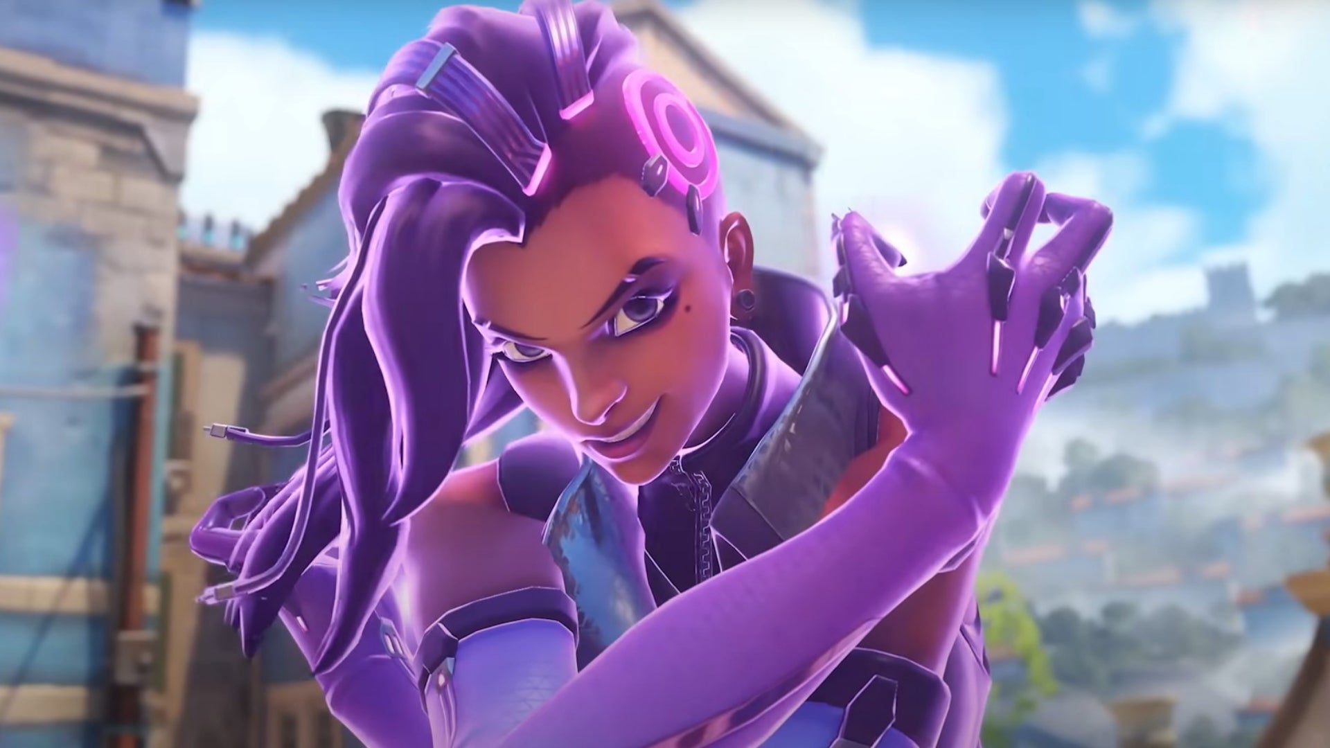 Sombra in the Overwatch 2 launch trailer
