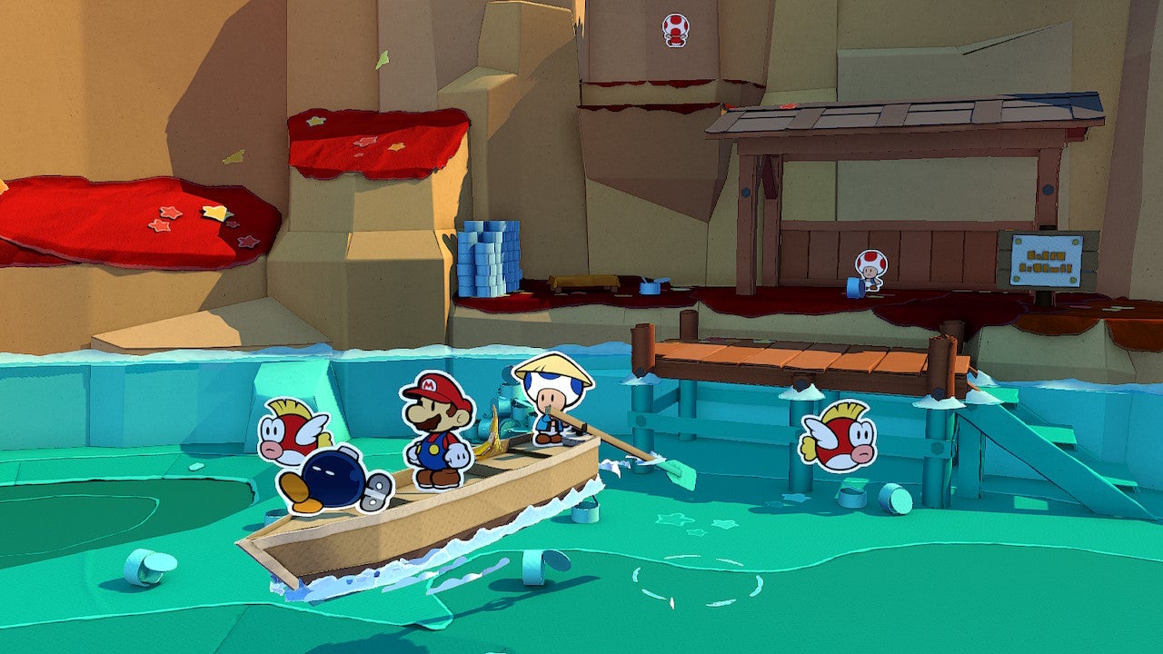 Image for Paper Mario The Origami King: What Is the Reward For Completing the Eddy River Rapids?