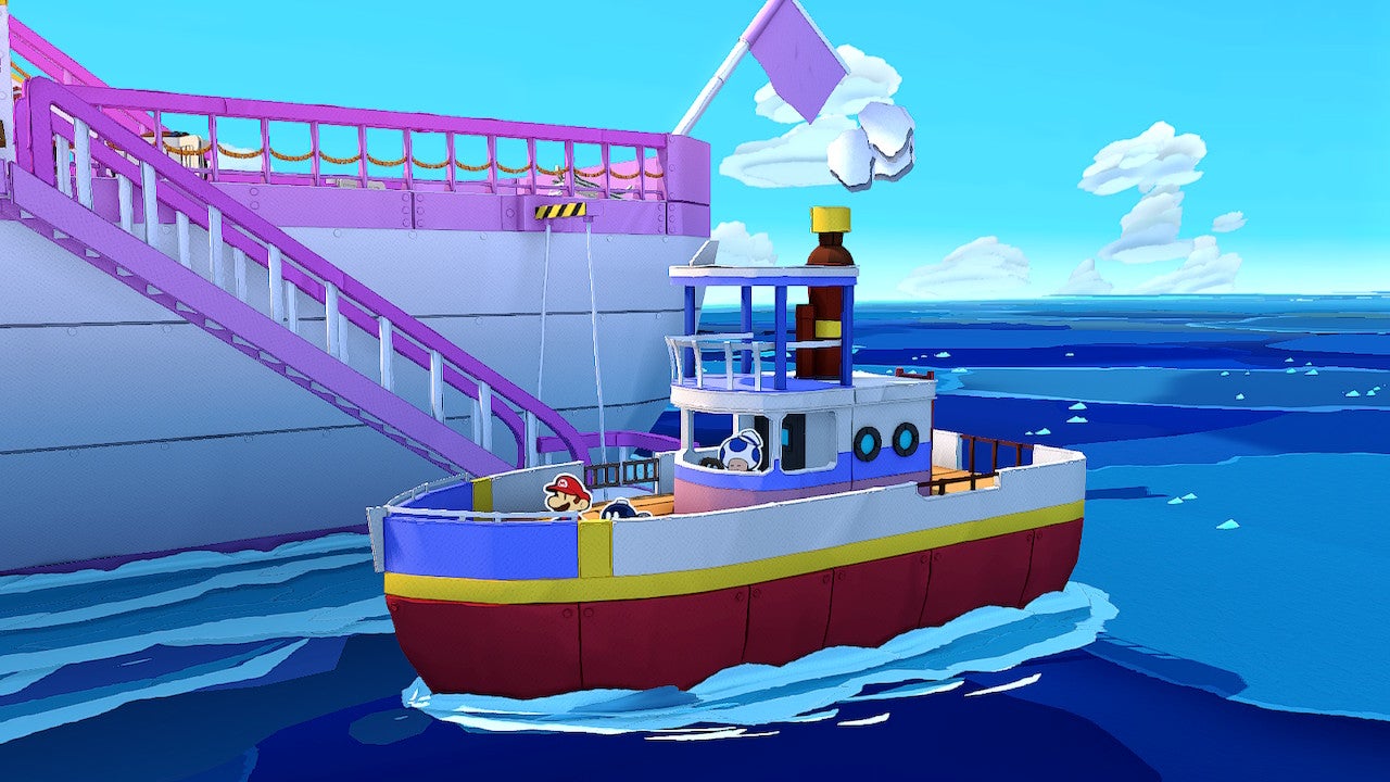 Image for Paper Mario The Origami King: Full Great Sea Map With All Island Locations