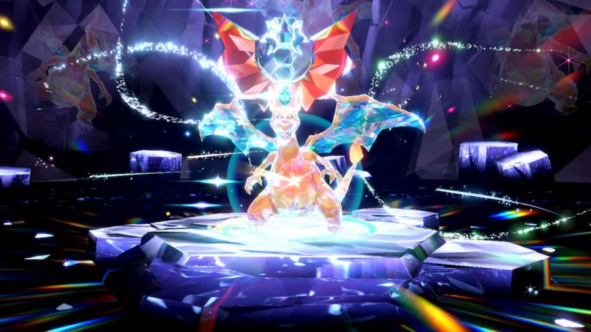 Dragon Tera Type Charizard in Pokemon Scarlet and Violet