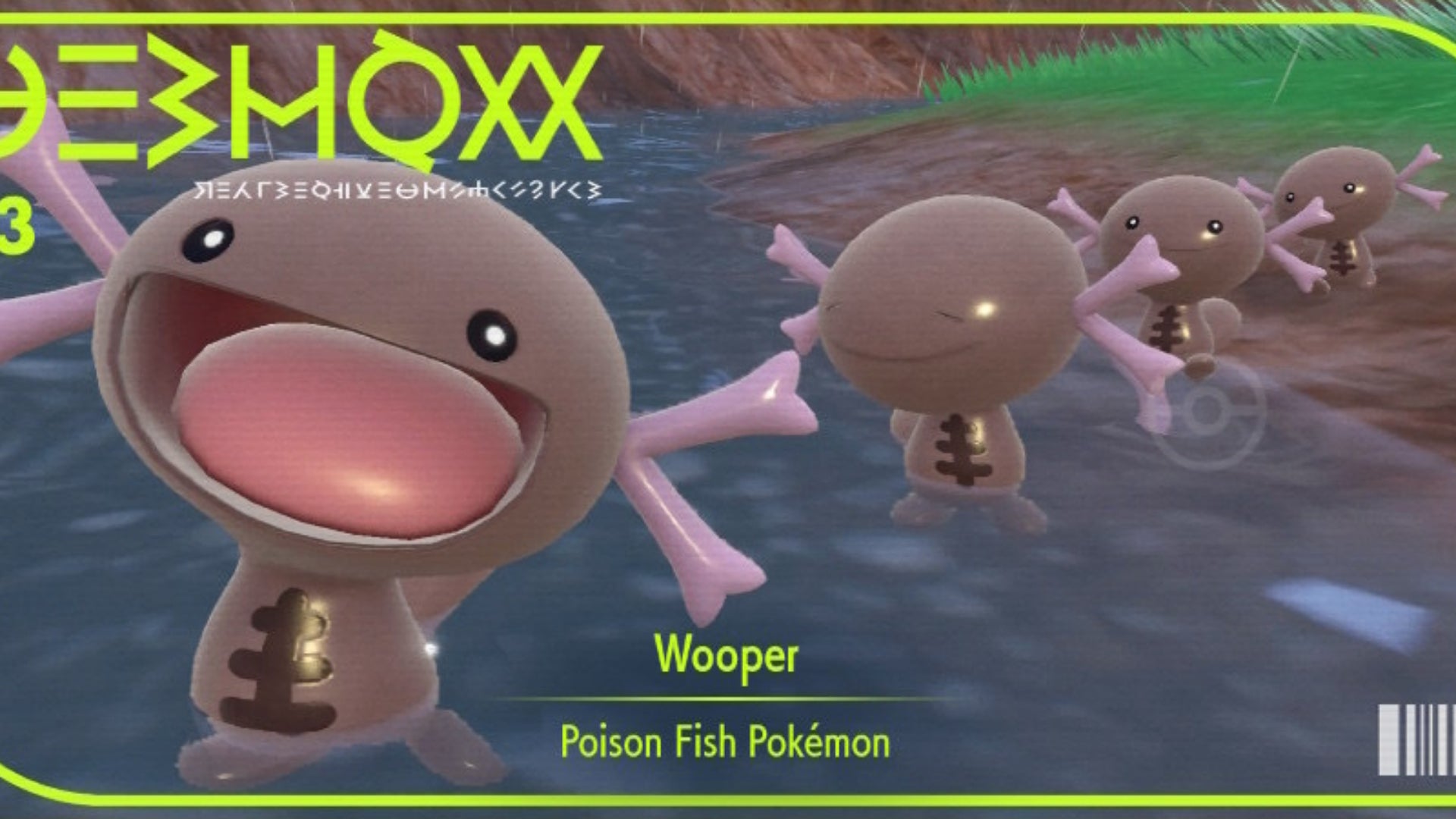 Image for Pokemon Scarlet and Violet Wooper Location: How to evolve Wooper into Clodsire