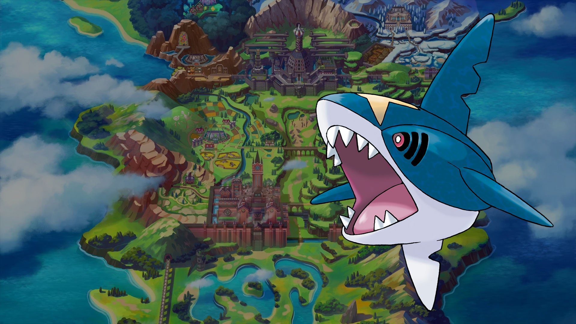 Image for Sharpedo Is the Pokemon Sword and Shield Isle of Armor DLC's Most Terrifying Pokemon