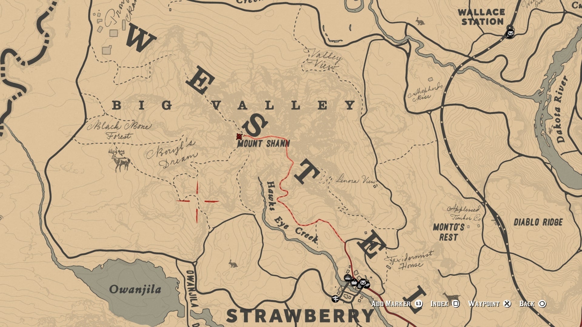 Rdr2 landmarks of riches map 4 location