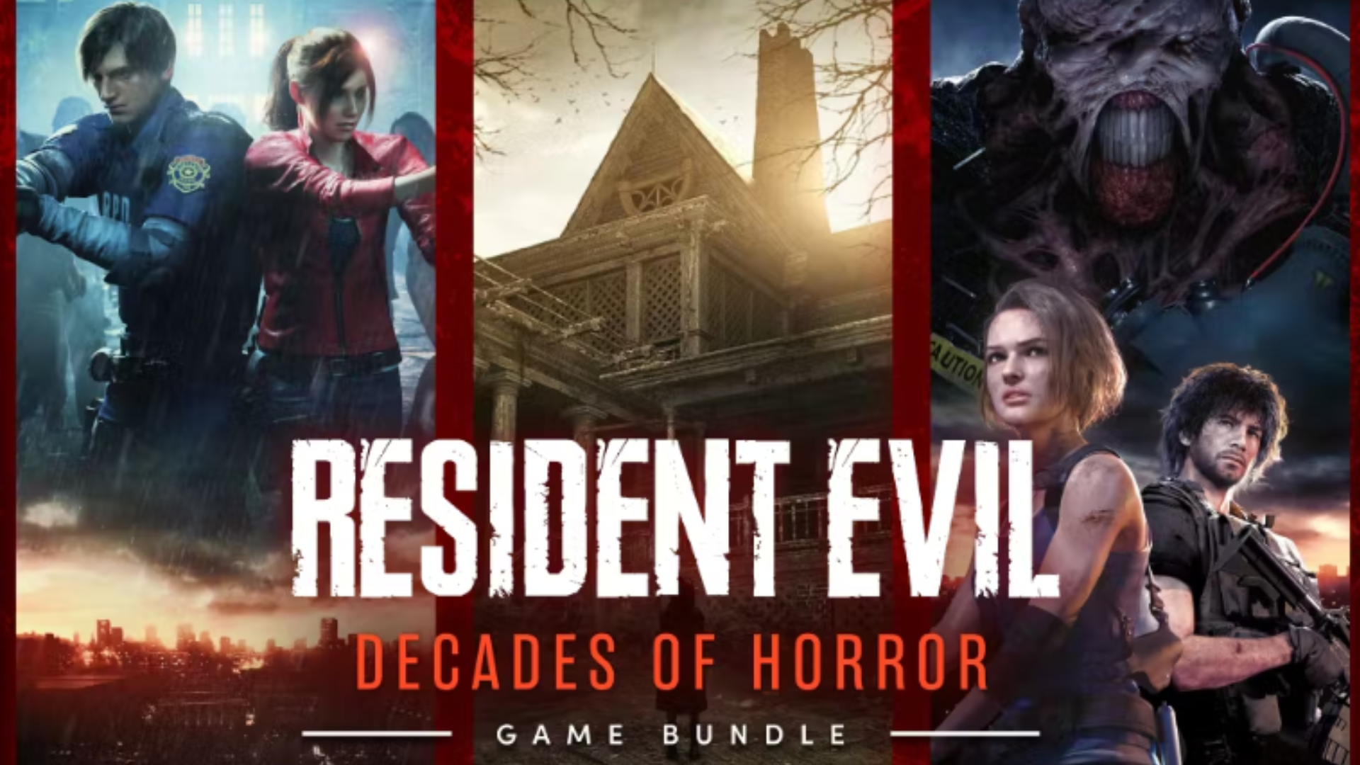 Image for Resident Evil Decades of Horror Bundle is available now at Humble