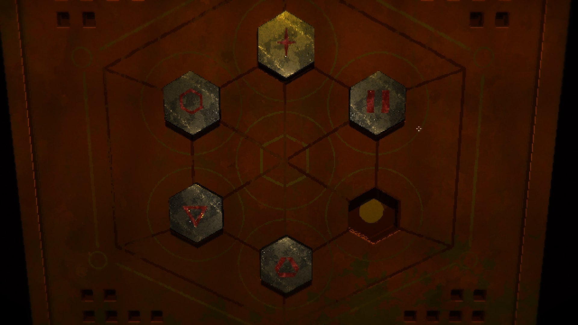 Signalis Nowhere Walkthrough  How to open the 6 Plates Door - 16