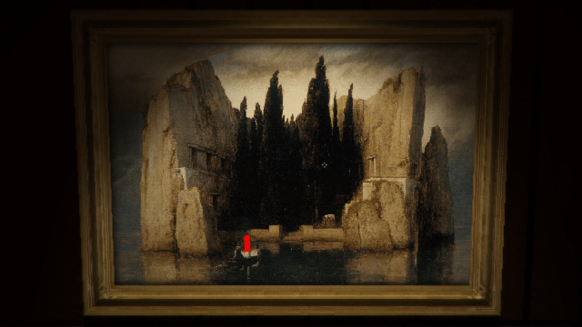 The Island Painting, Isle of the Dead, in Signalis