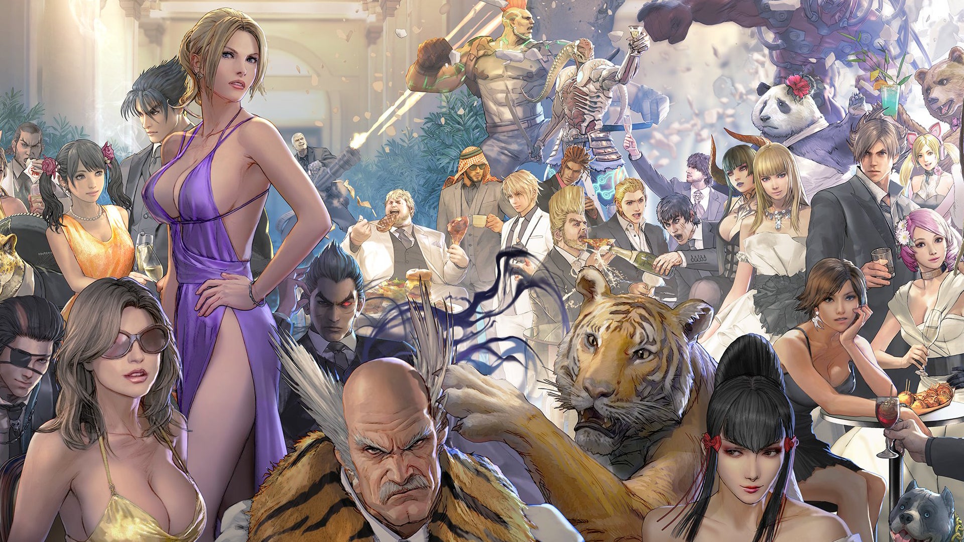 Cropped official art released when Tekken 7 sold 7 million copies in April 2021