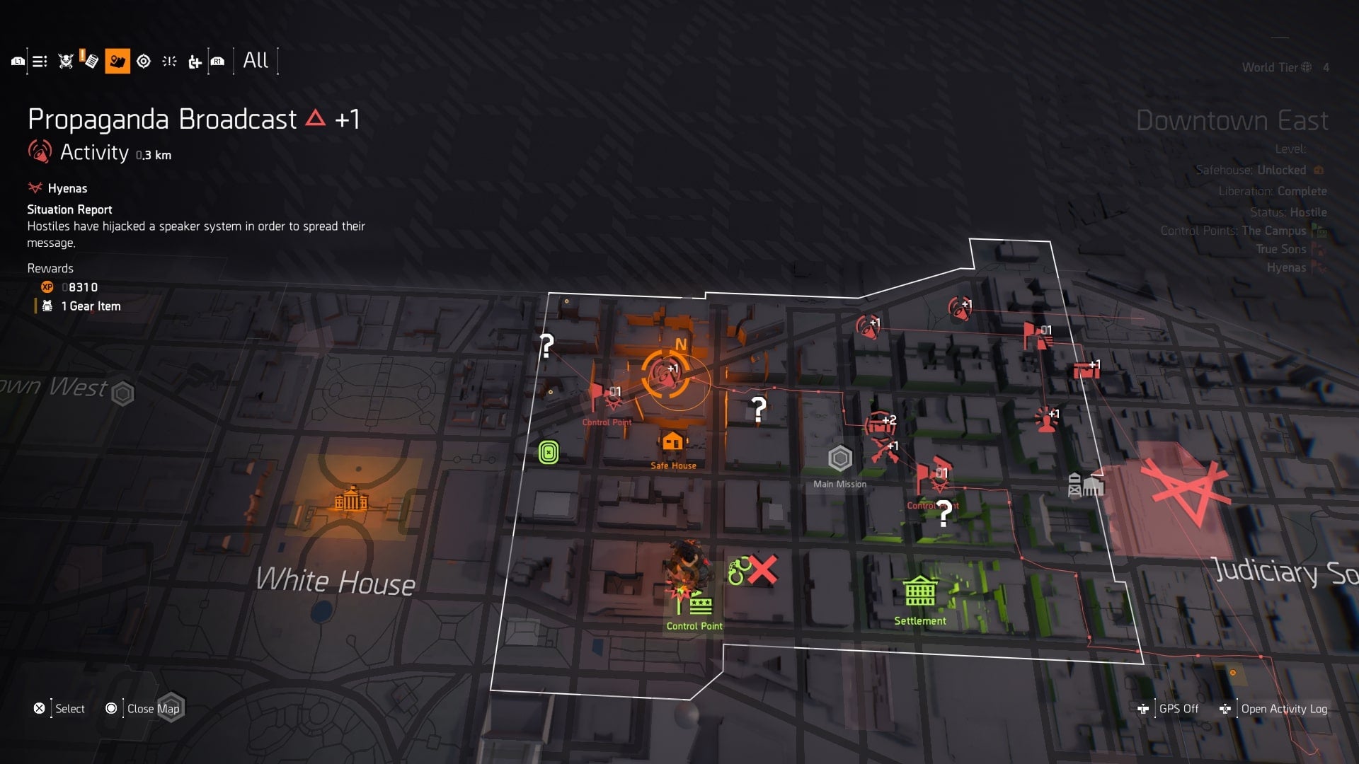 Division 2 карта спецтехнологий