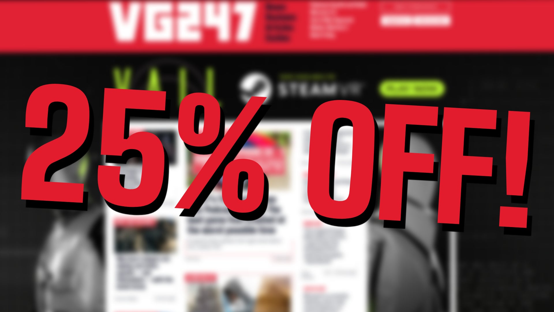 Image for Subscribe now and get 25% off VG247 premium subscriptions for 12 months