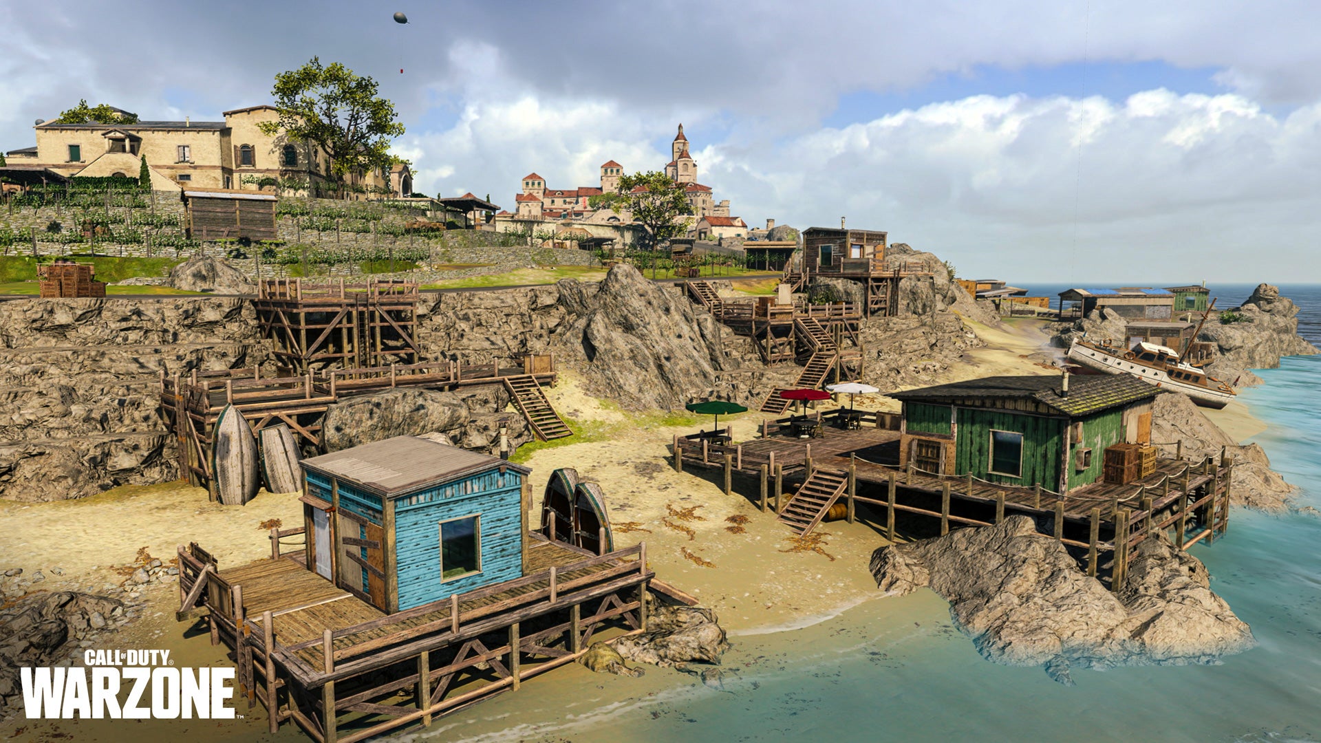 The beach on Fortune's Keep in Warzone season 4