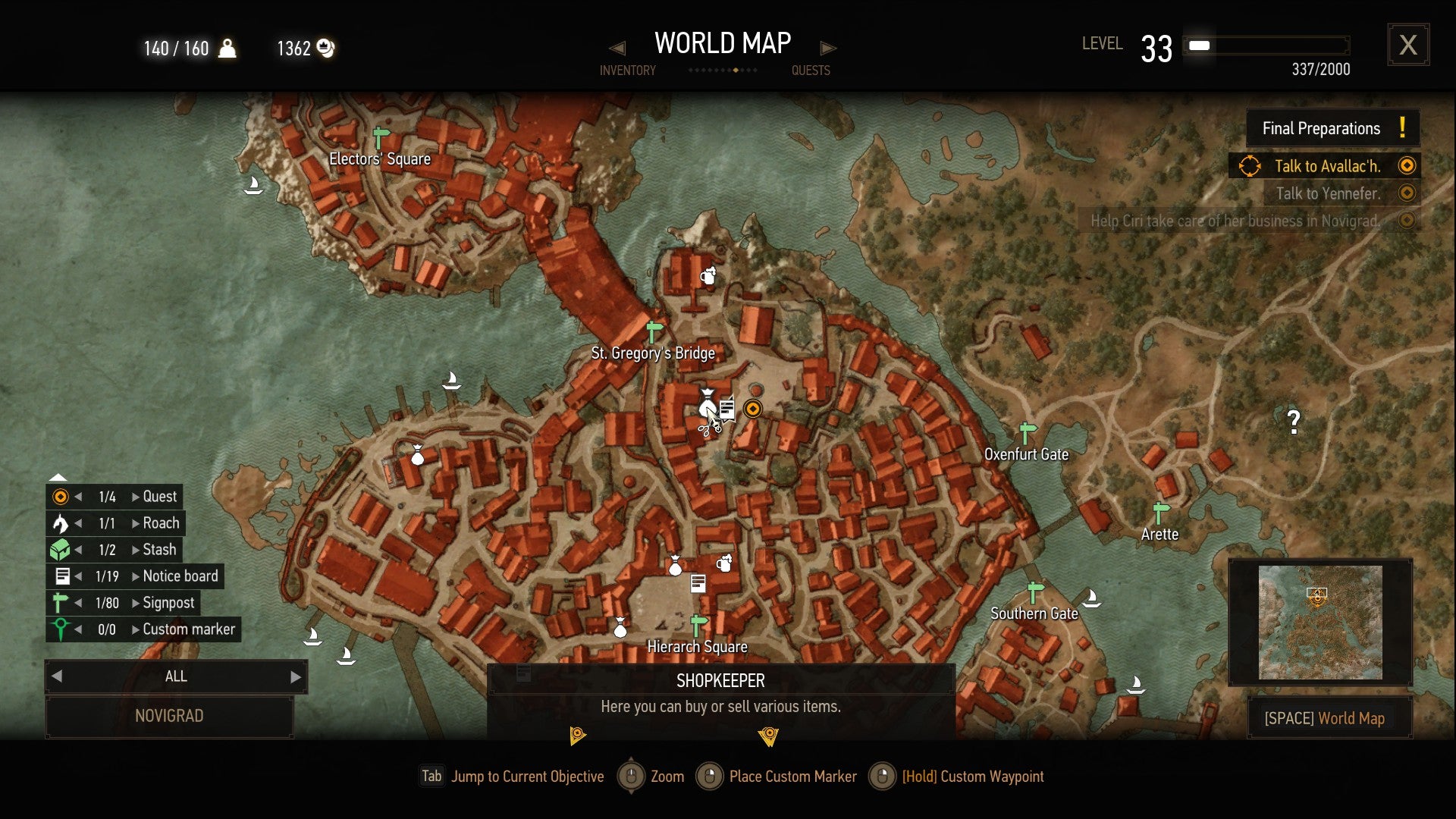 Witcher 3  Where to respec your abilities and get all the ootions of clearance - 27