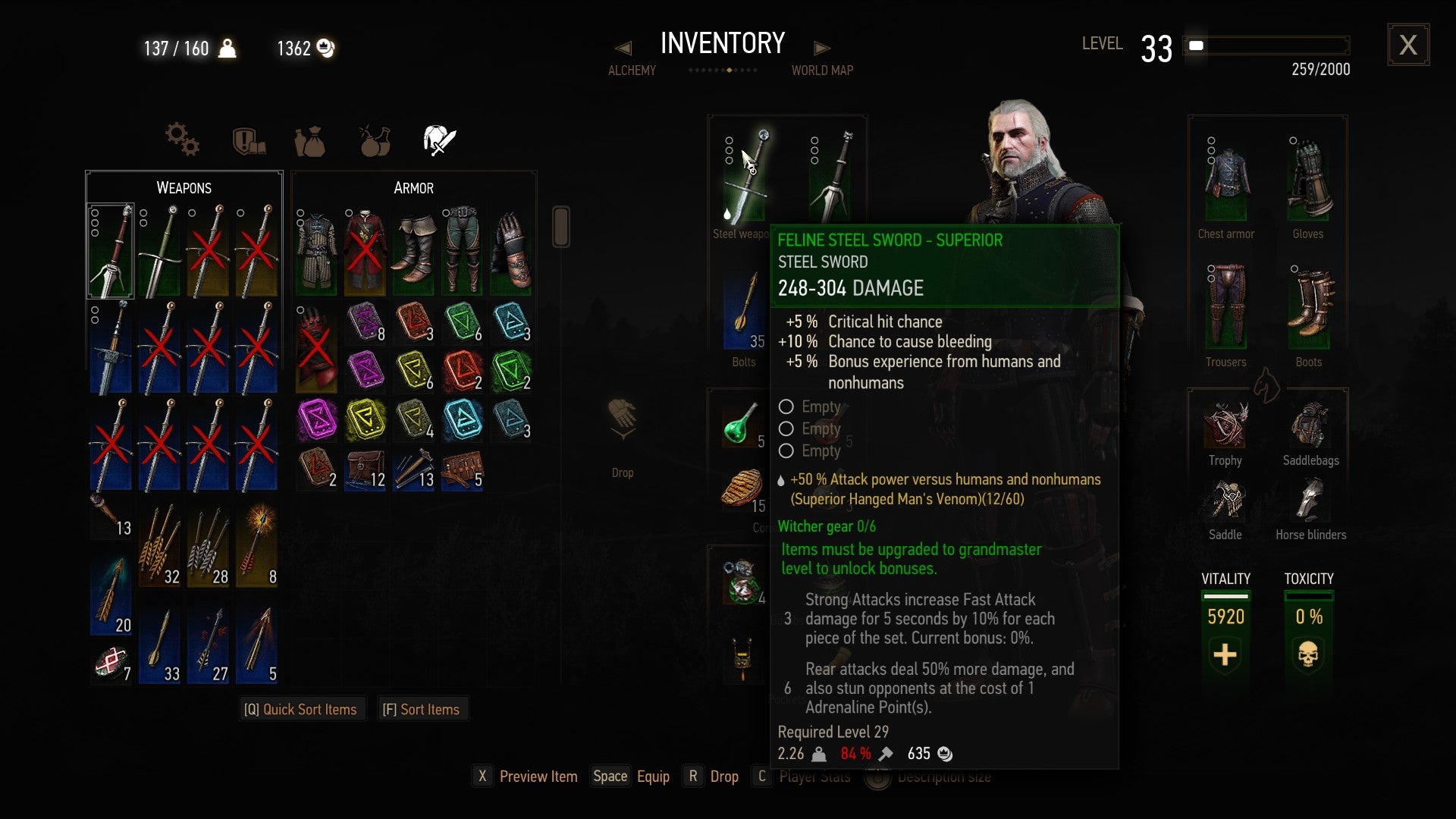 Witcher 3 How to Level Up and Gain XP Fast - 89