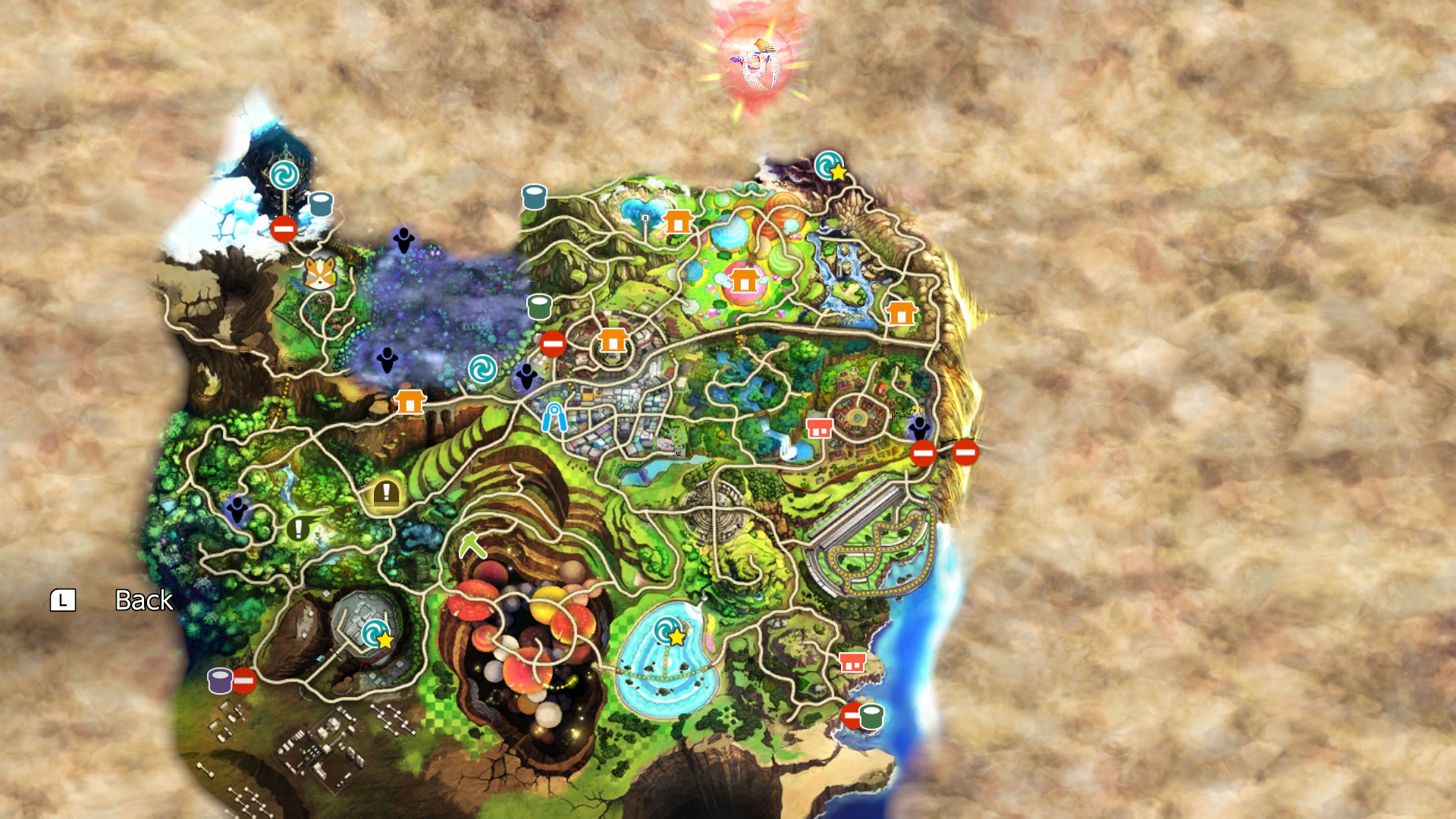 smash bros ultimate world of light dragon map