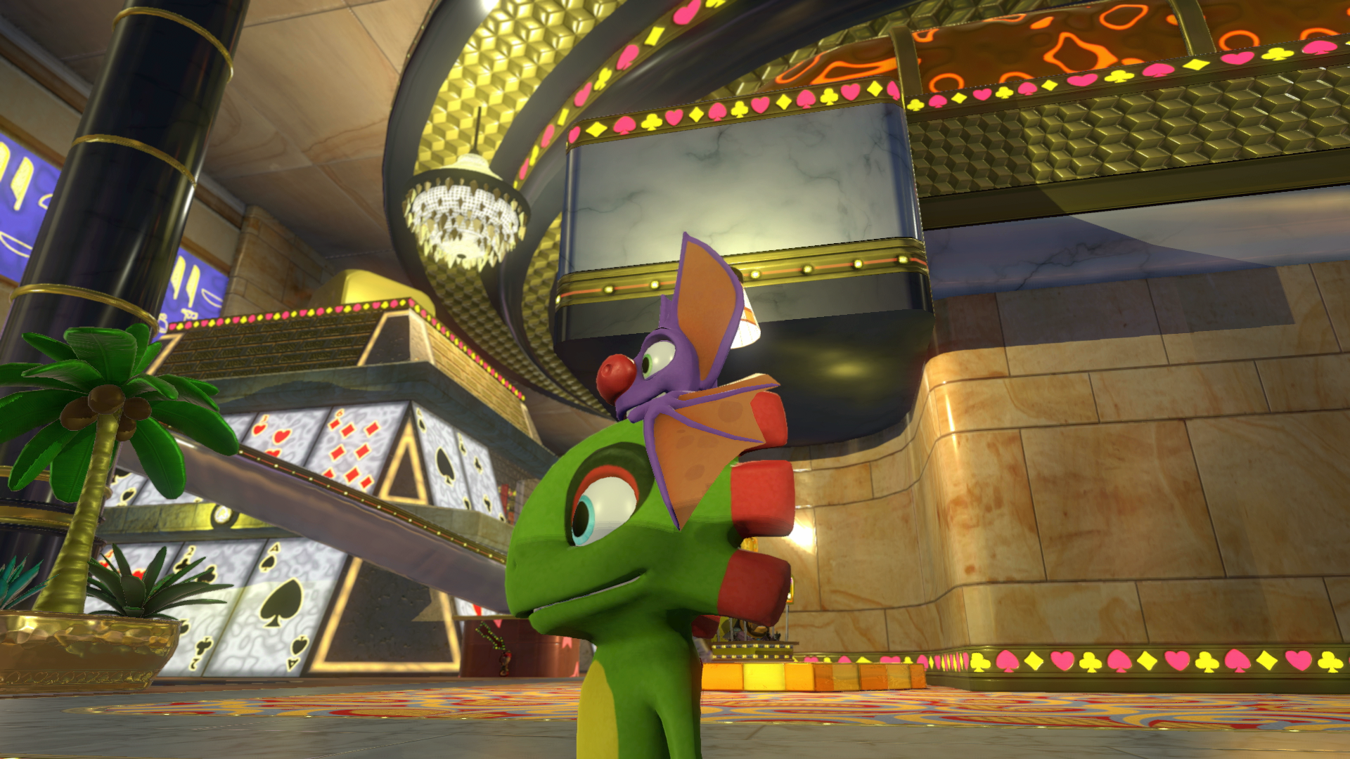 Image for Yooka Laylee Capital Cashino (Casino) - Pagie Locations, Hurdle Hijinx, INEPT World 4 Boss, Butterfly Heart, Power Extender, Play Coin, Mollycool