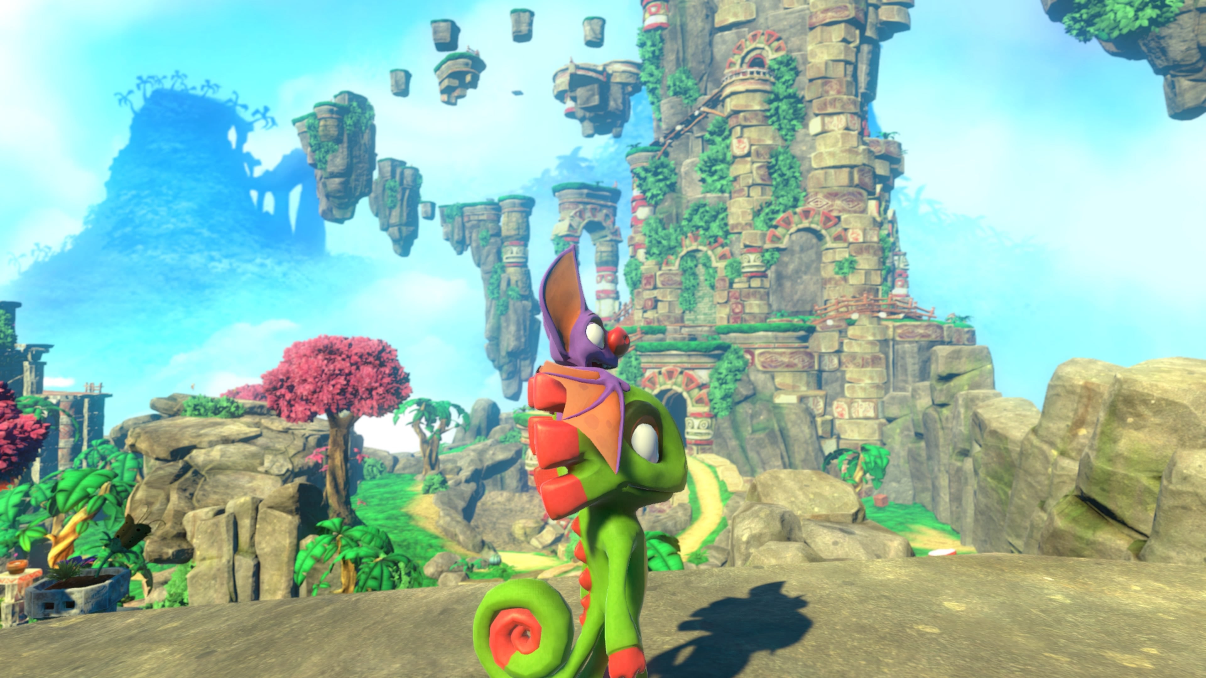 Image for Yooka Laylee Tribalstack Tropics - Pagie Locations, Beat Great Rampo World 1 Boss, Butterfly Heart, Power Extender, Play Coin, Mollycool