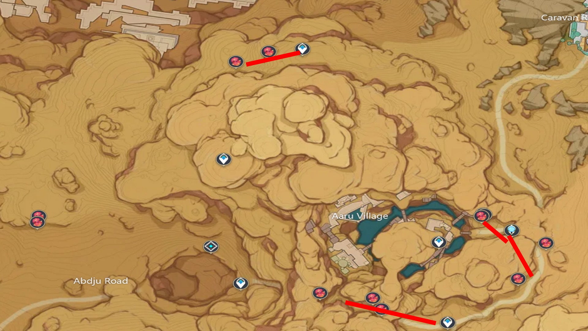 Genshin Impact all Redcrest locations and Redcrest farming routes - 31