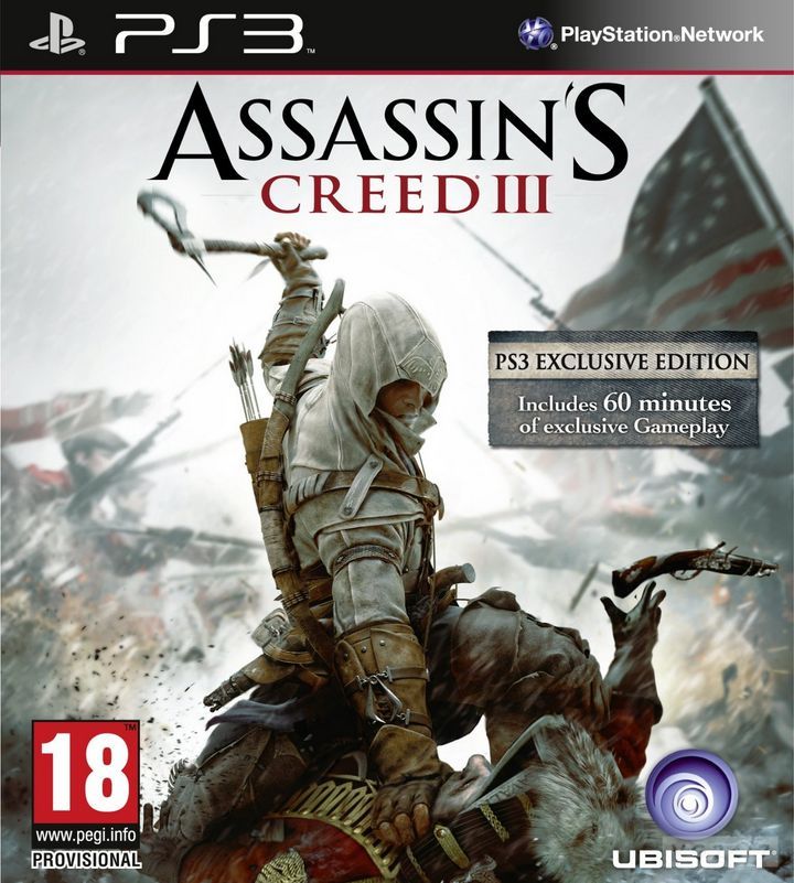 Image for Assassin's Creed 3 contains 60 minutes of exclusive content on PS3, per Amazon UK