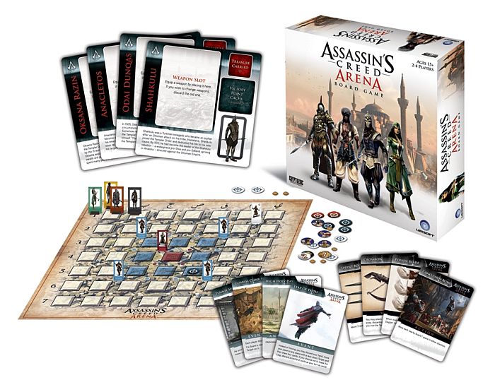 Image for Assassin's Creed: Arena is a tabletop game releasing later this month 