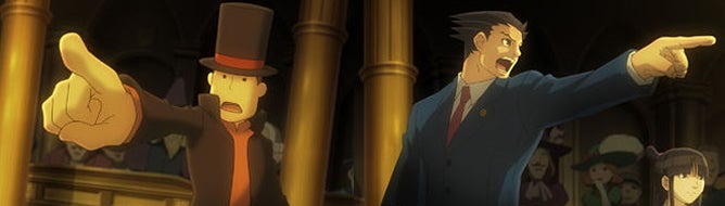 Image for Layton and Ace Attorney Creators talk about their crossover title