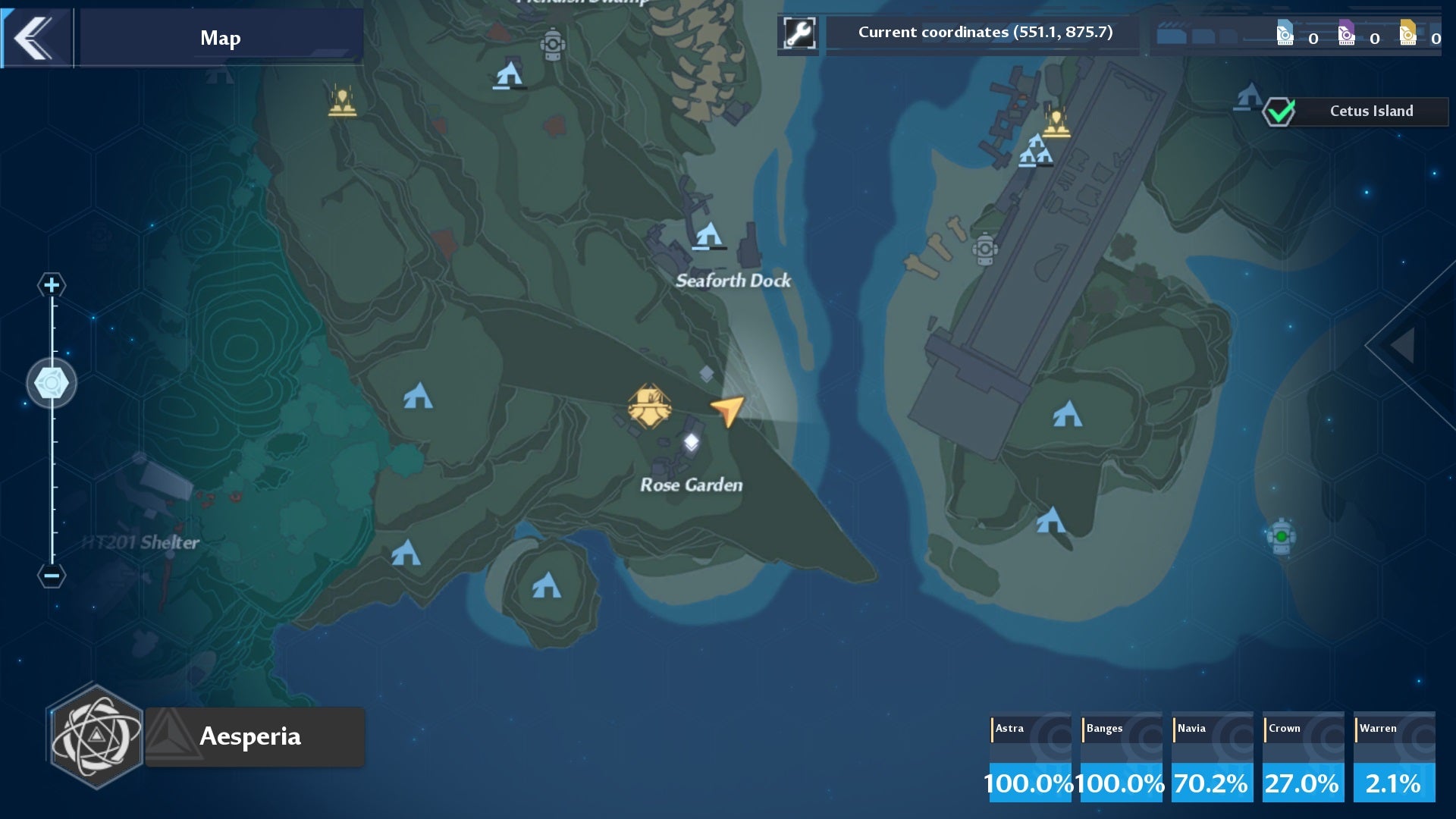 Tower of Fantasy Constellations  all smart telescope locations - 25
