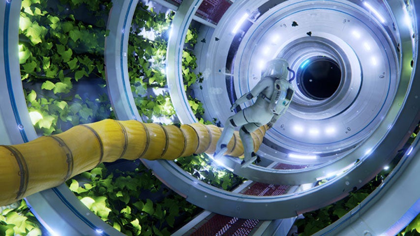 Image for Adr1ft gameplay video shows an astronaut running out of oxygen