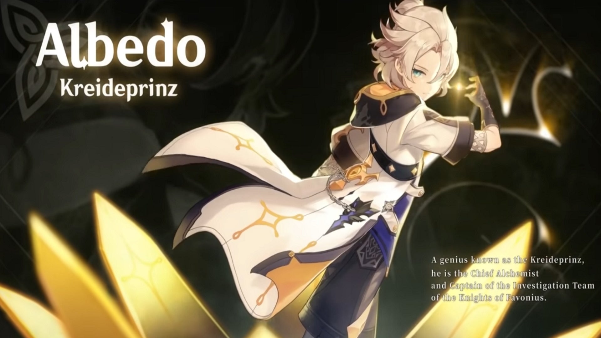 The best Genshin Impact Albedo build  weapons  artifacts  and Albedo F2P options - 25
