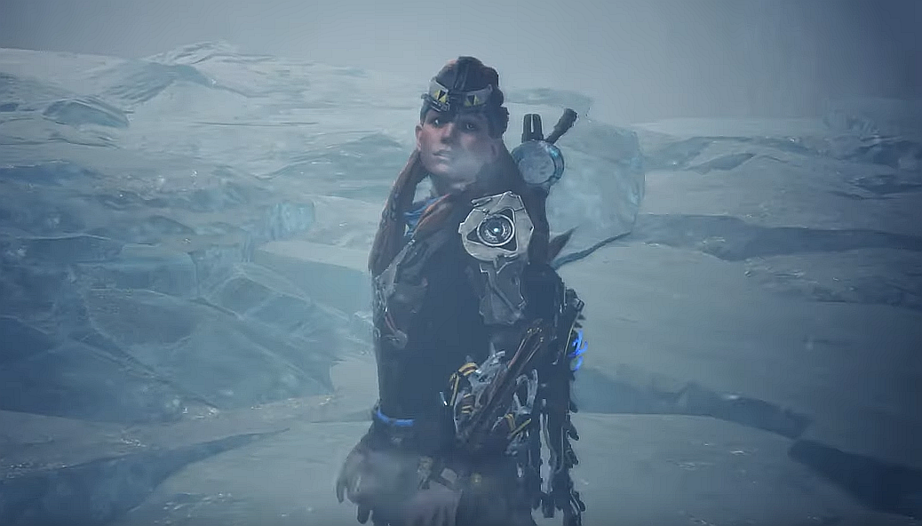 Image for Aloy returns to Monster Hunter World in Iceborne x Horizon Zero Dawn: The Frozen Wilds collaboration