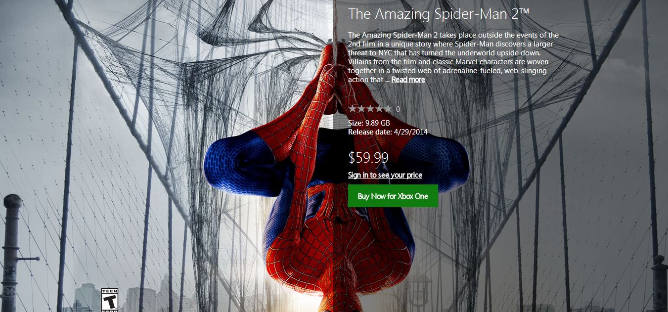 Image for Amazing Spider-Man 2 now available on Xbox One and Xbox 360 