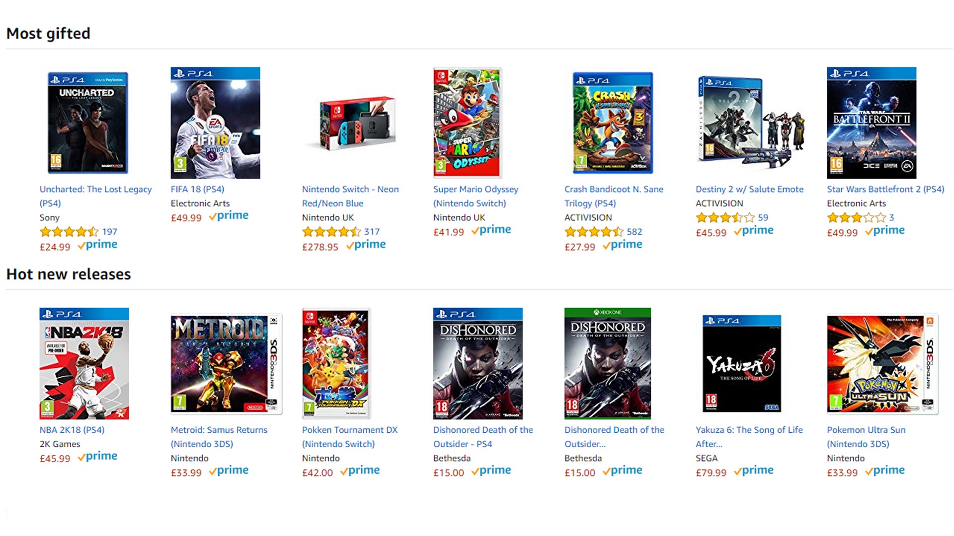 Image for Amazon offering up to £25 off games and consoles again