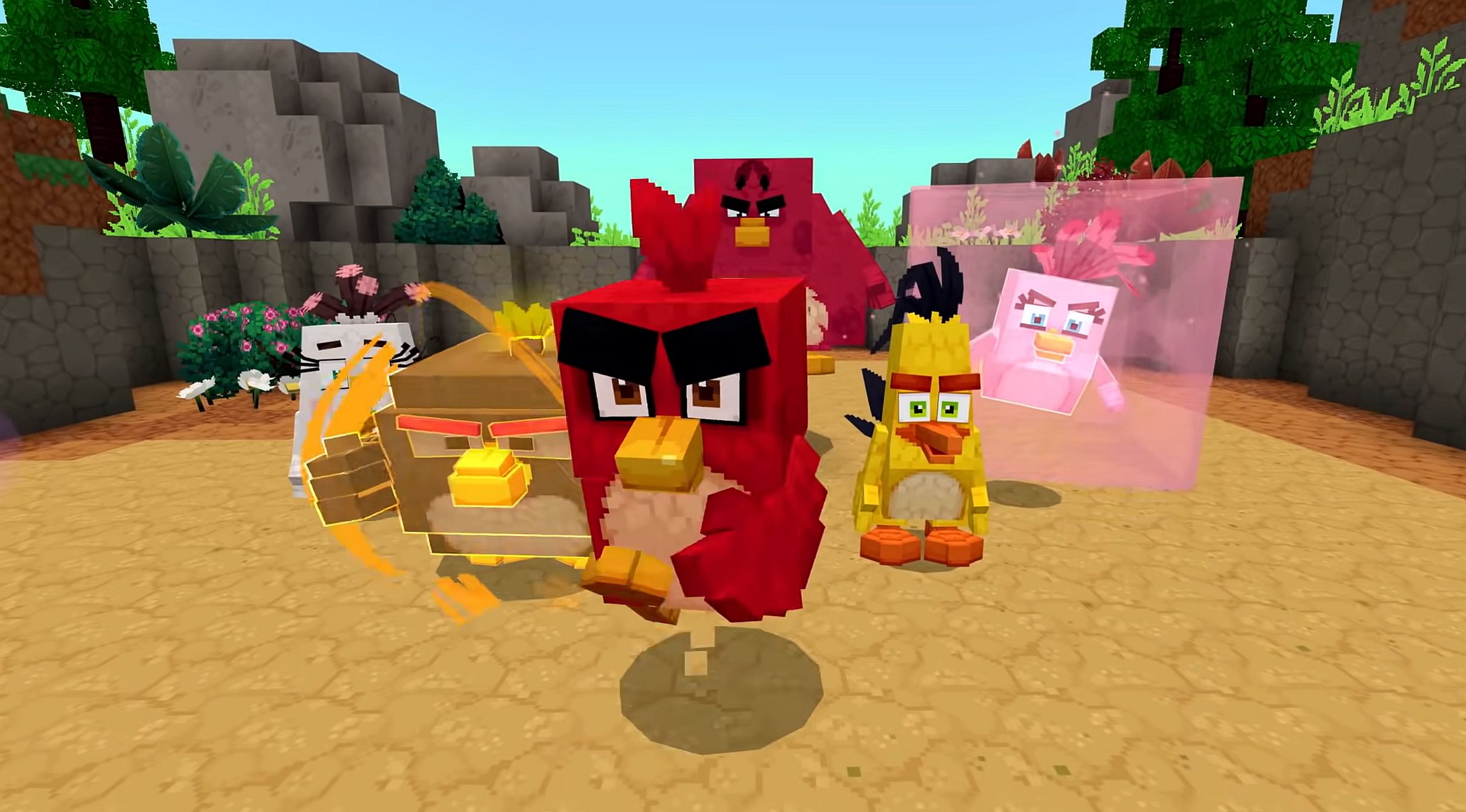 Image for Angry Birds come to Minecraft in a new adventure world DLC