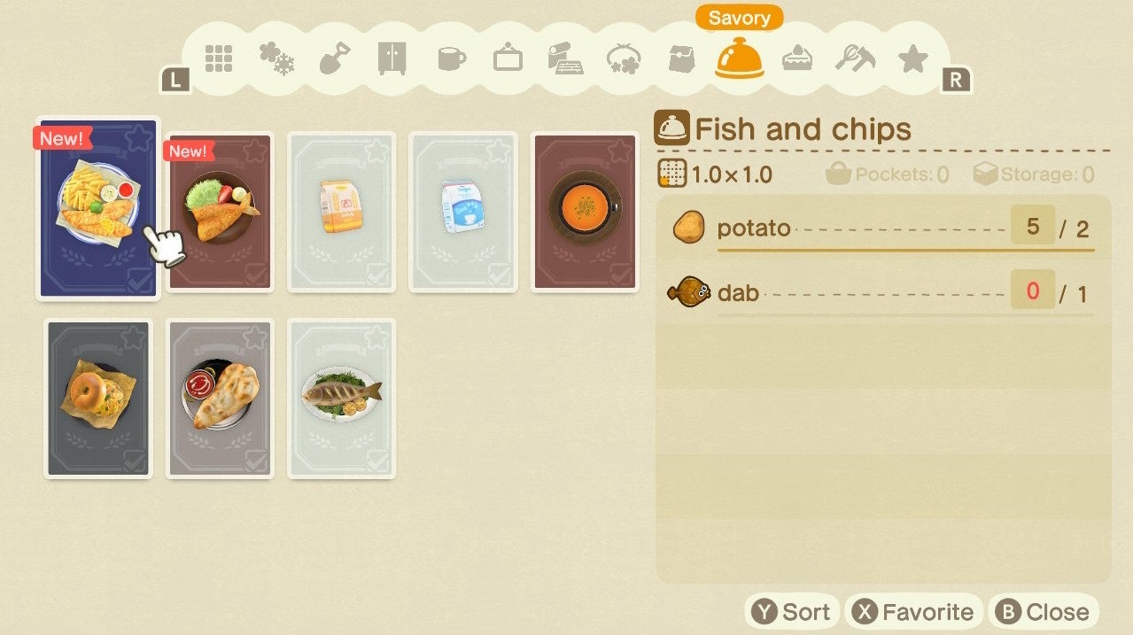 Image for Animal Crossing: New Horizons - Cooking Crops, where to get Wheat, Flour, Potatoes