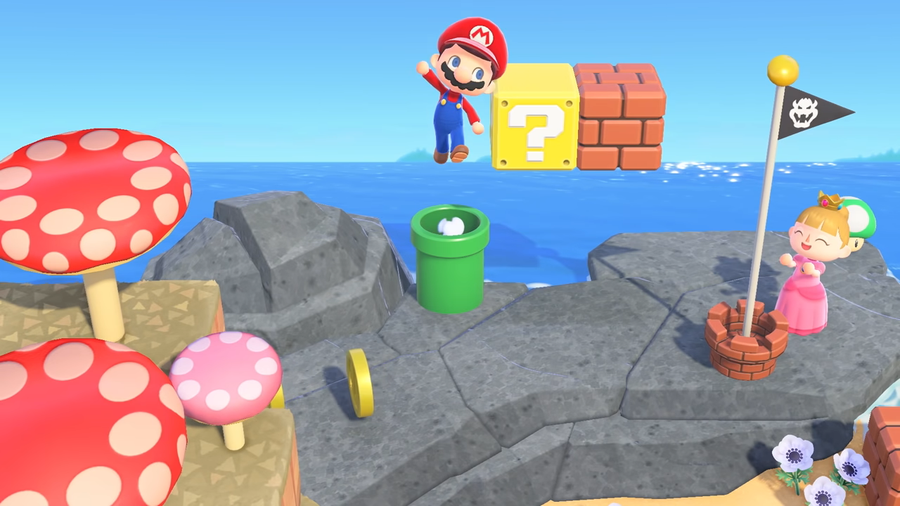 Animal Crossing Mario How To Get Mario Items In New Horizons Vg247