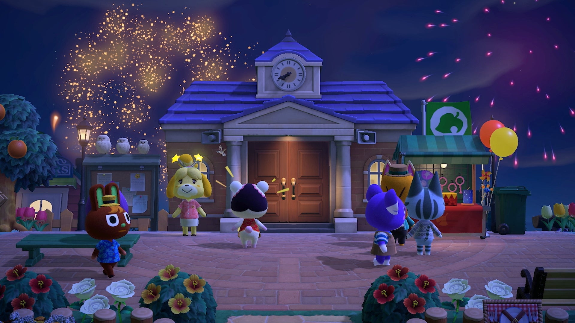 Animal Crossing  New Horizons summer update adds Fireworks Shows  Dreaming  island restoration service - 96