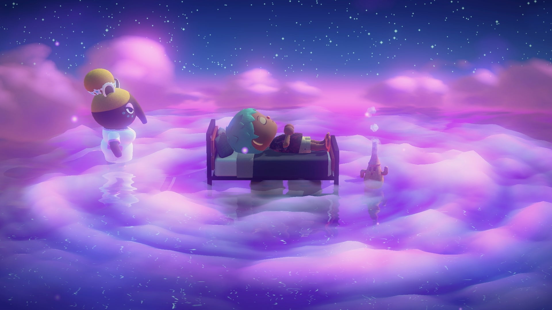 Animal Crossing  New Horizons summer update adds Fireworks Shows  Dreaming  island restoration service - 44