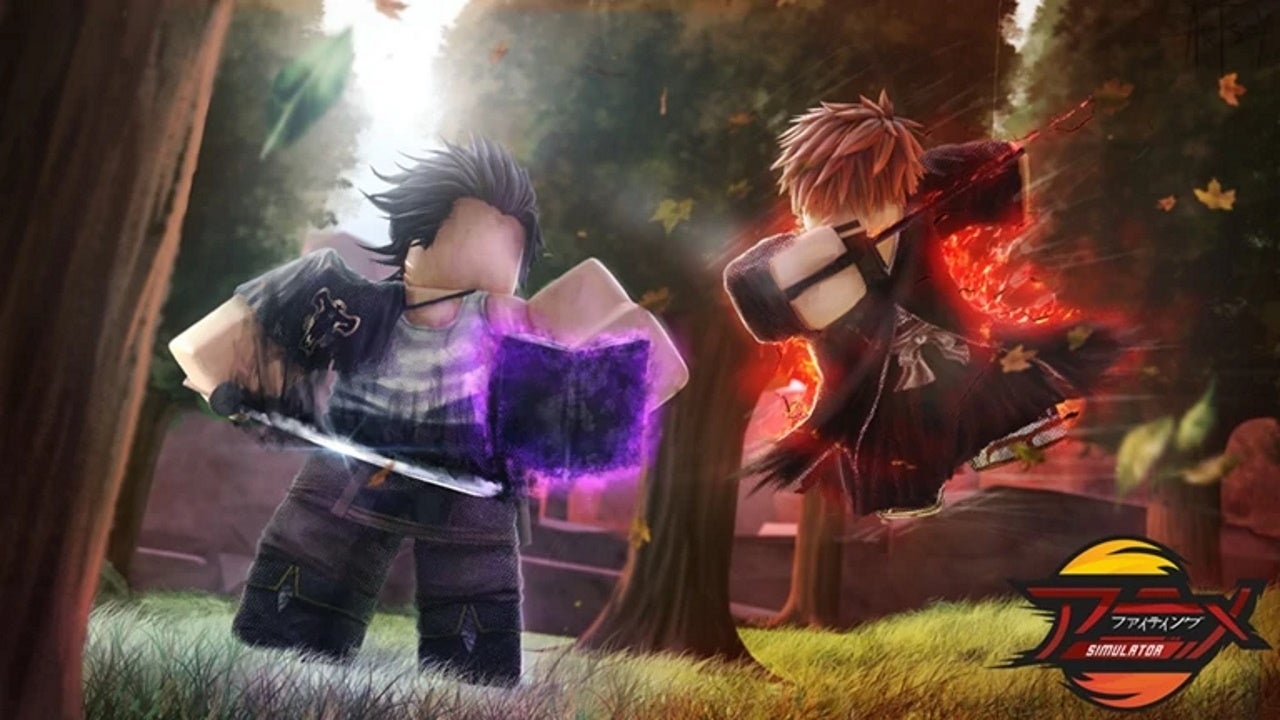 Official art from the Roblox game Anime Fighting Simulator.