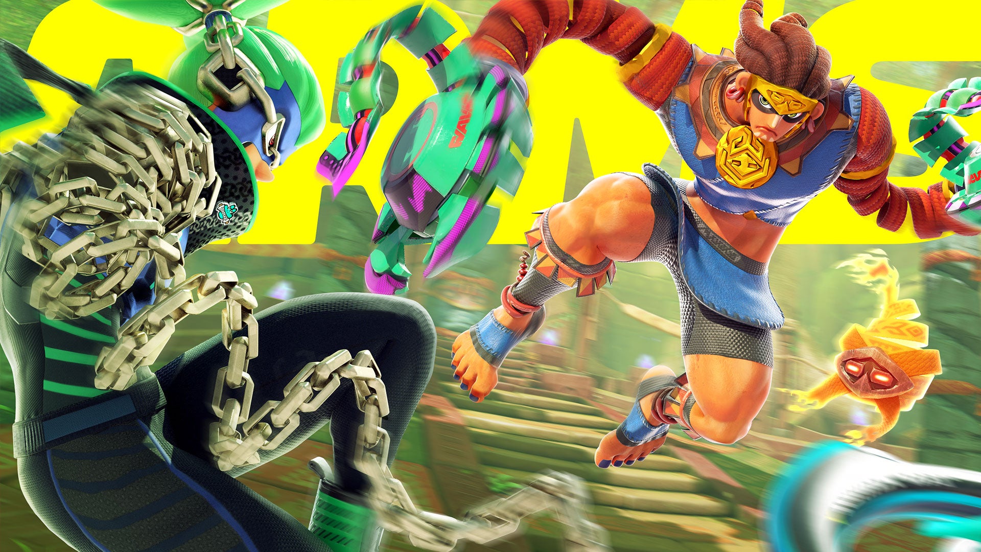 Image for Arms continues to stretch out with a new fighter and stage for its 4.0 update