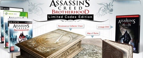 Image for Assassin's Creed: Brotherhood 'Limited Codex Edition' coming to Europe