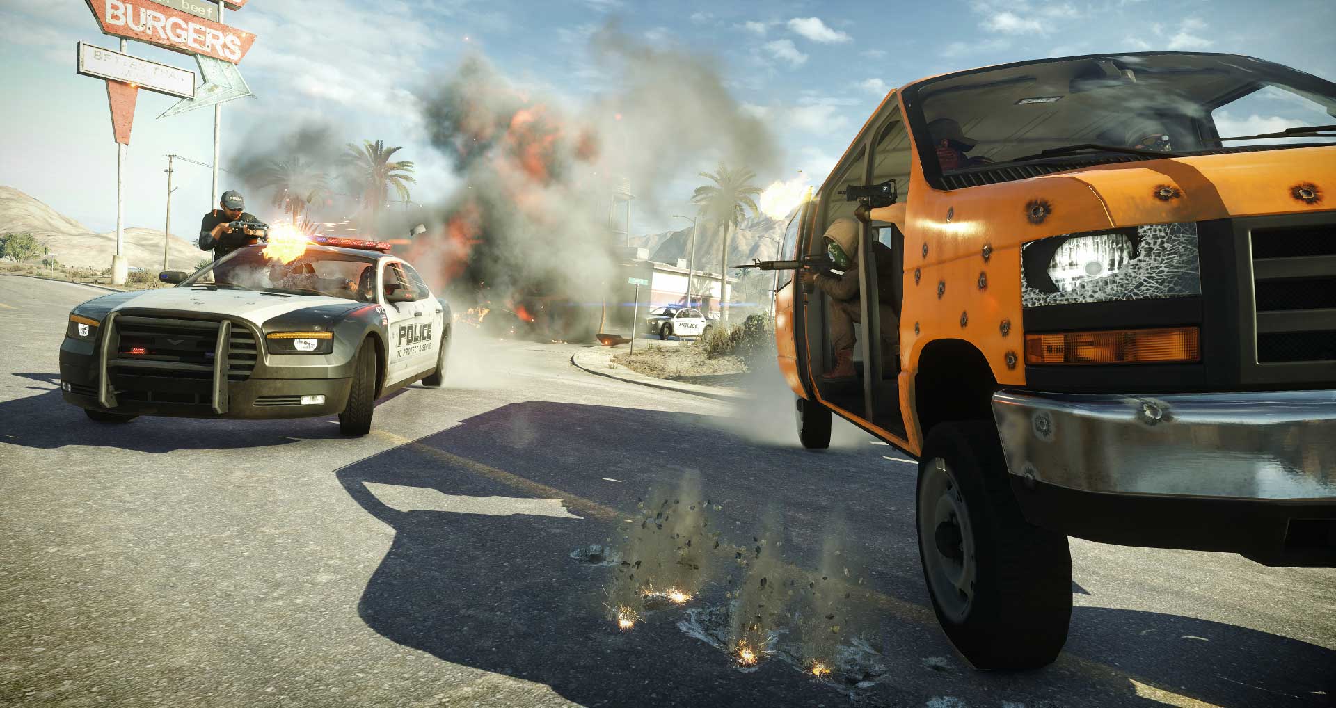 Image for Battlefield Hardline: how to activate Levolution on Hollywood Heights and Everglades