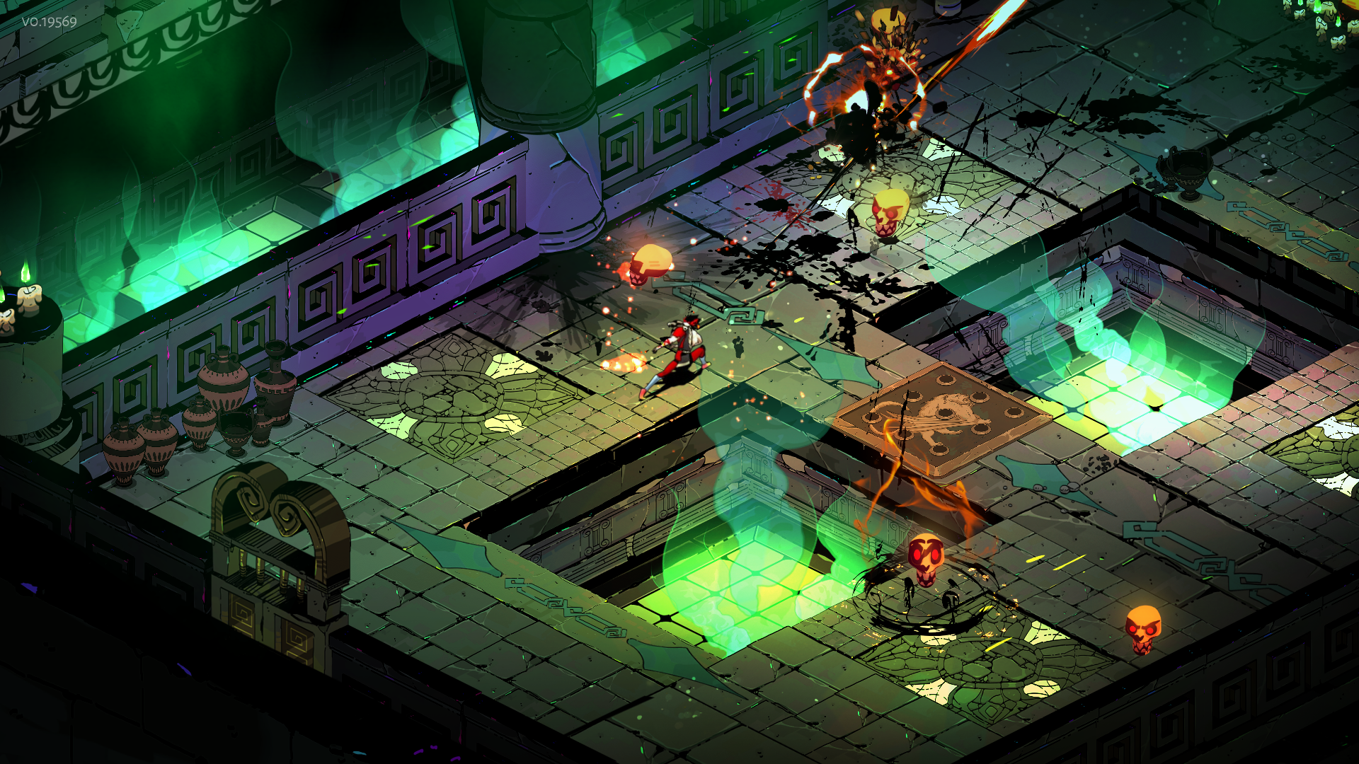 Prince Zagreus fights his way out of the underworld in Hades, one of the best roguelike games on PS5