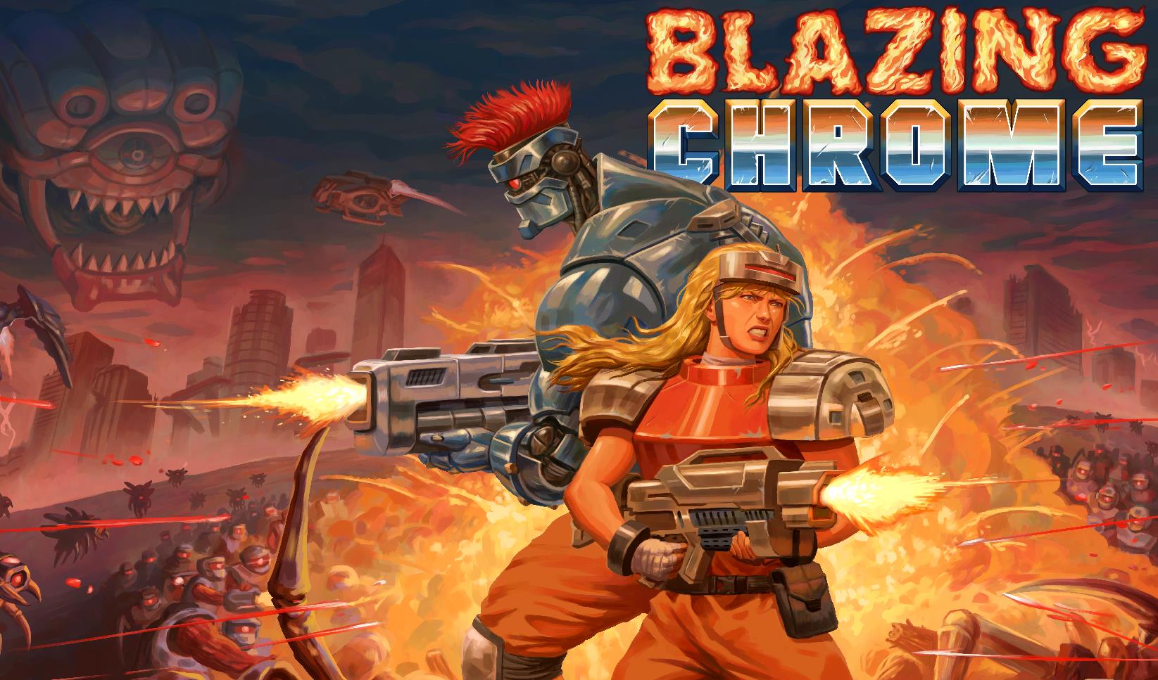 Image for Blazing Chrome pretty much looks like a perfect sequel to Contra: Hard Corps