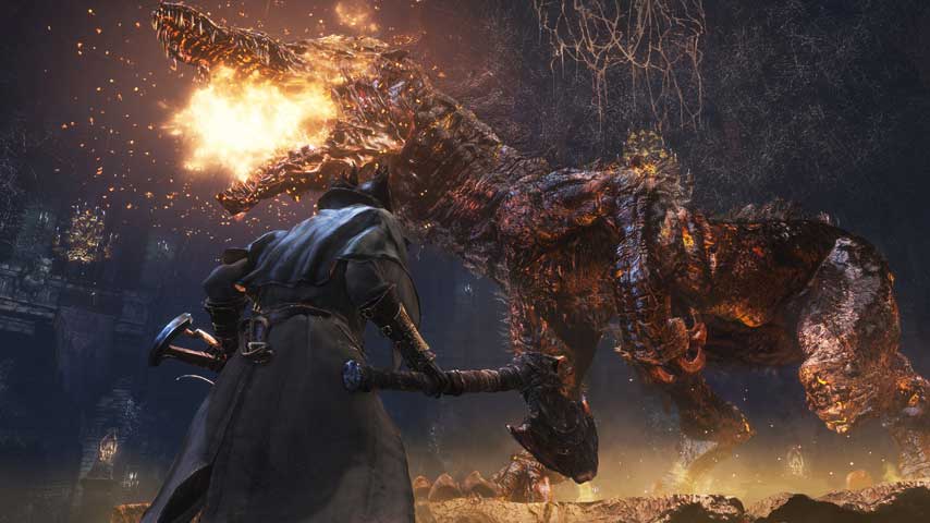 Bloodborne this is what happens when you have 40 Insight