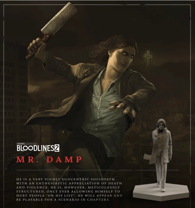 Image for Vampire The Masquerade: Bloodlines 2's Mr Damp features in new fund-smashing tabletop RPG