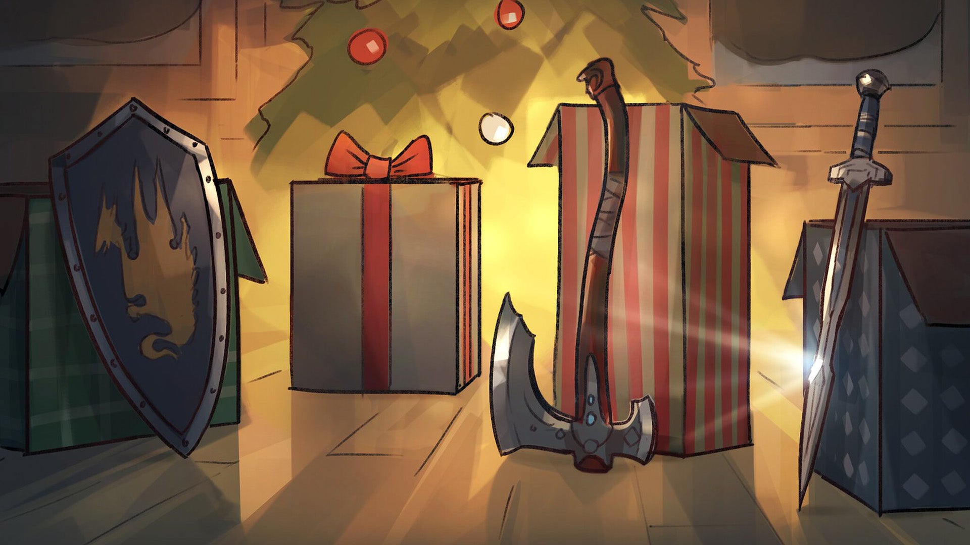 Demon’s Souls remake devs share a seasons greeting card that appears to be teasing… something