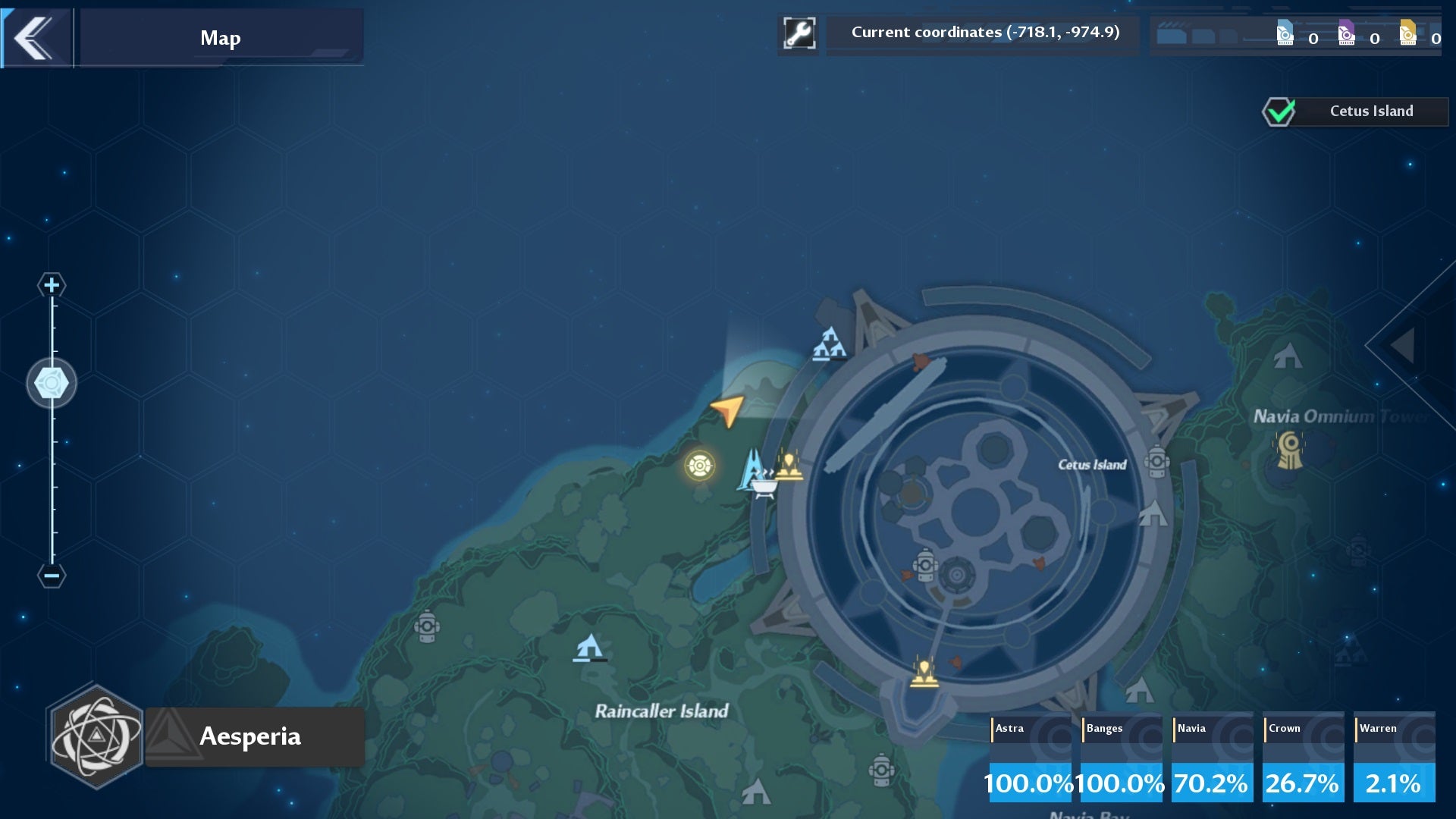 Tower of Fantasy Constellations  all smart telescope locations - 21