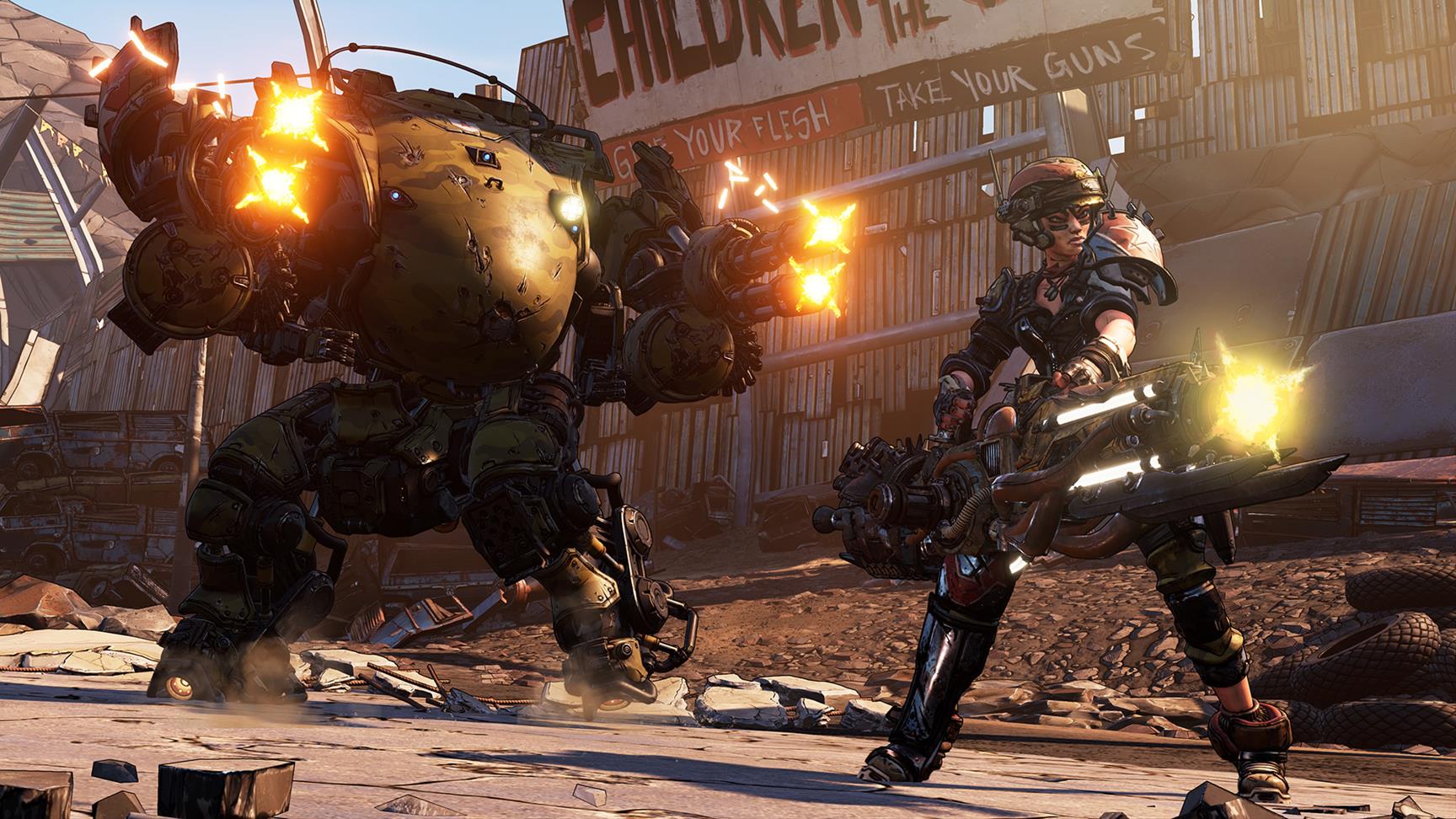 Image for Here's 10 minutes of mech-tastic Borderlands 3 gameplay
