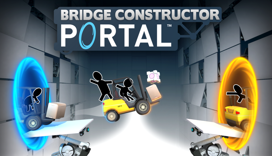 Image for Bridge Constructor Portal is exactly what it sounds like