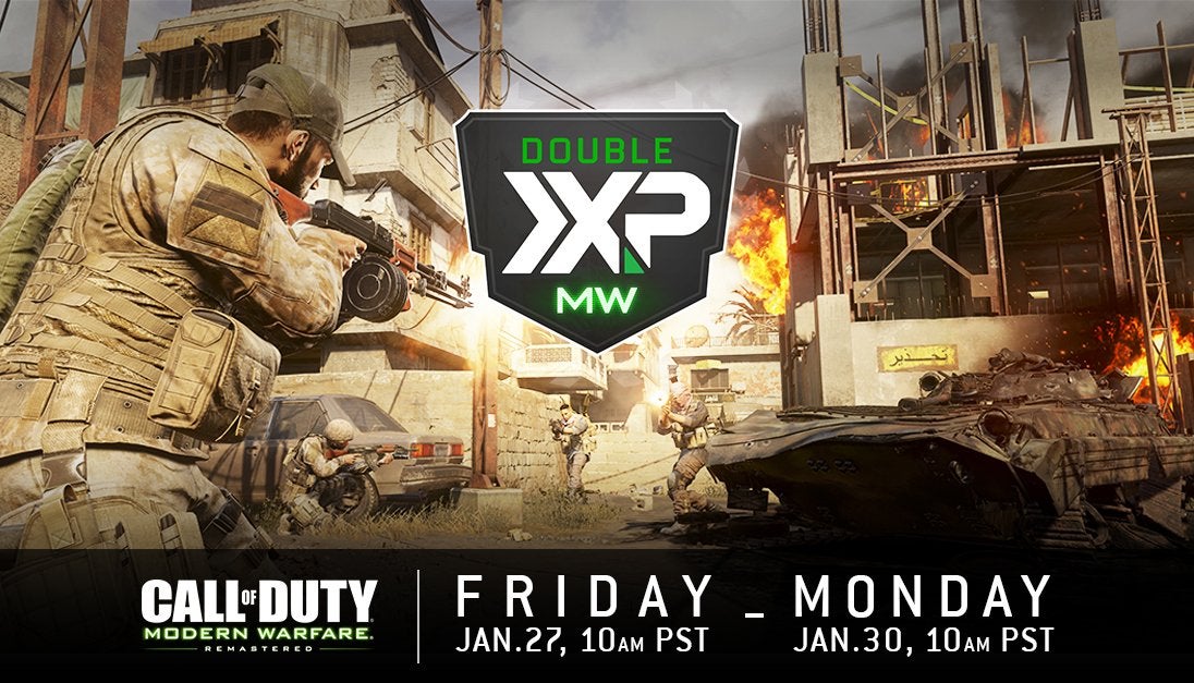 Image for It's double XP in Call of Duty Modern Warfare and Infinite Warfare all weekend so fill your boots